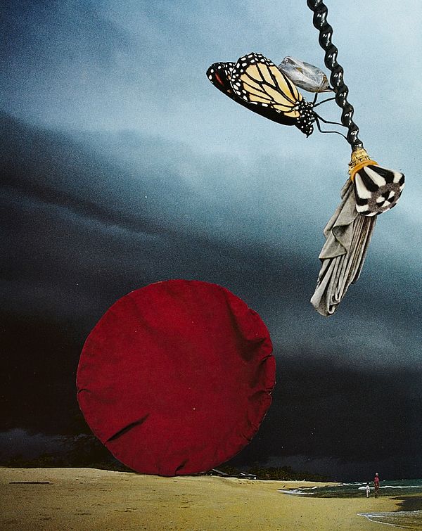 O.T., 2012
Collage, schwarzer Farbstift auf Papier
29 x 22.8 cm
Privatbesitz