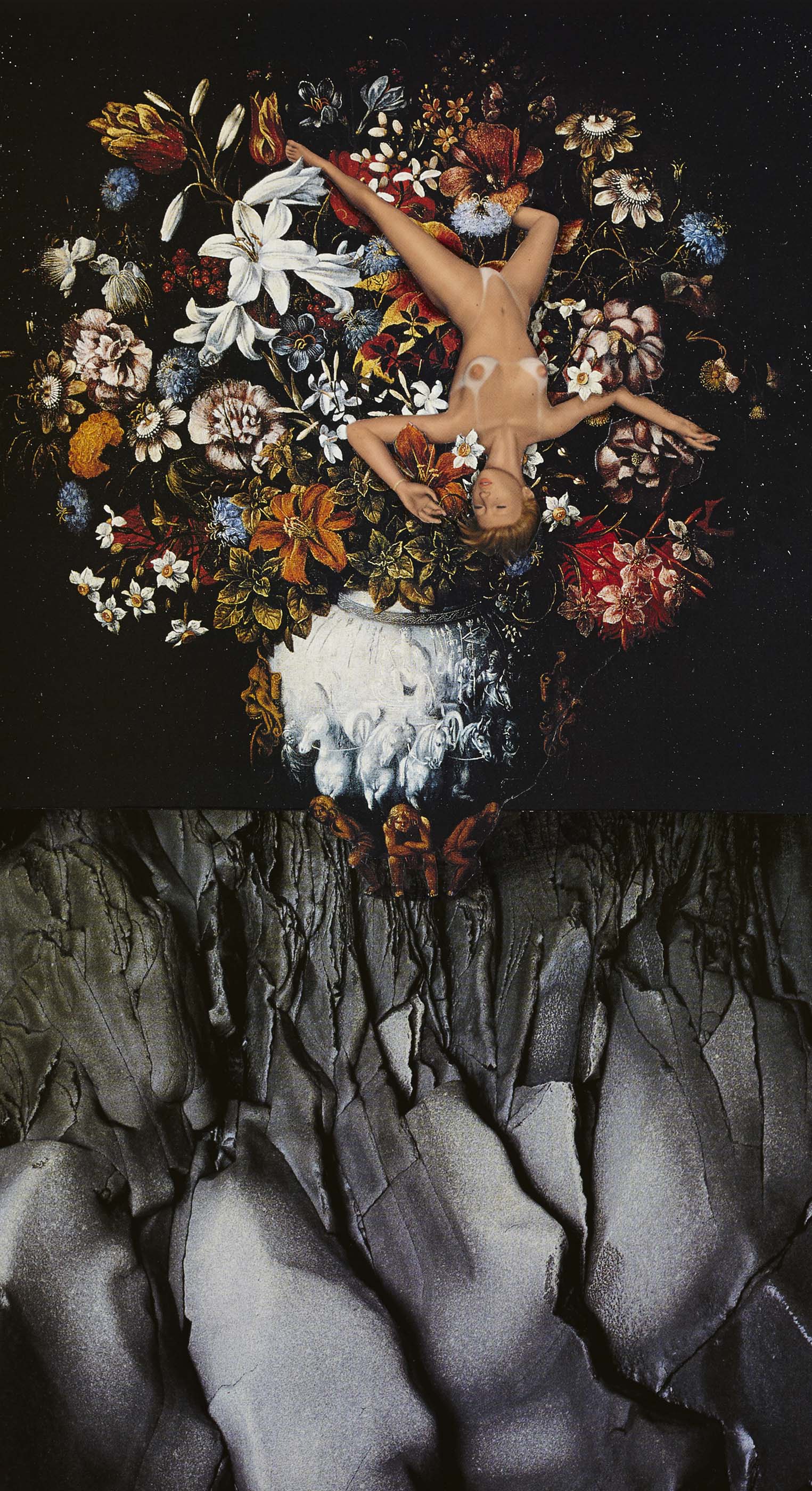 O.T., 2012
Collage, schwarzer Farbstift auf Papier
29.8 x 16.3 cm
Privatbesitz
