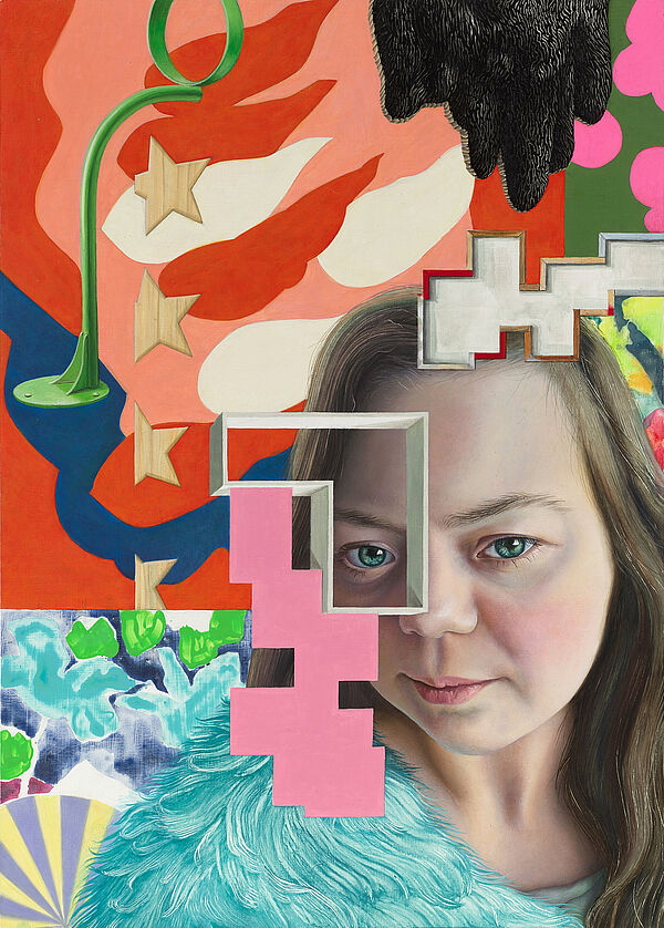 Sophia Sophia, 2026
Öl, Acryl auf Holz
70 x 50 cm
(Fotografie: © Mark Niedermann, Basel)