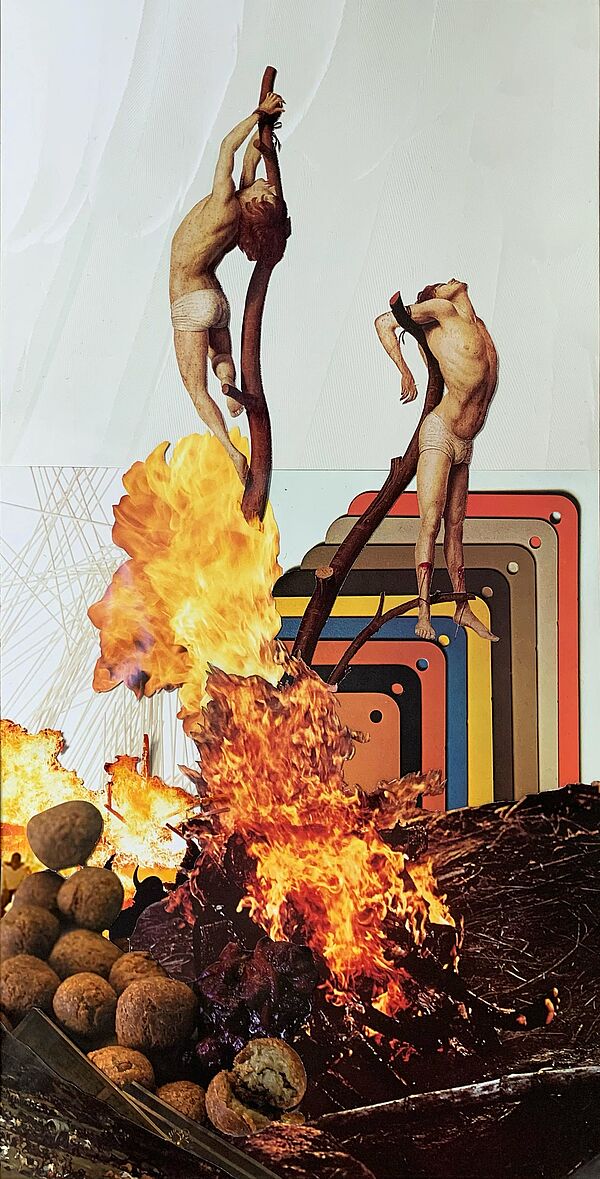 SOS, 2023
Analoge Collage
64.9 x 32.8cm