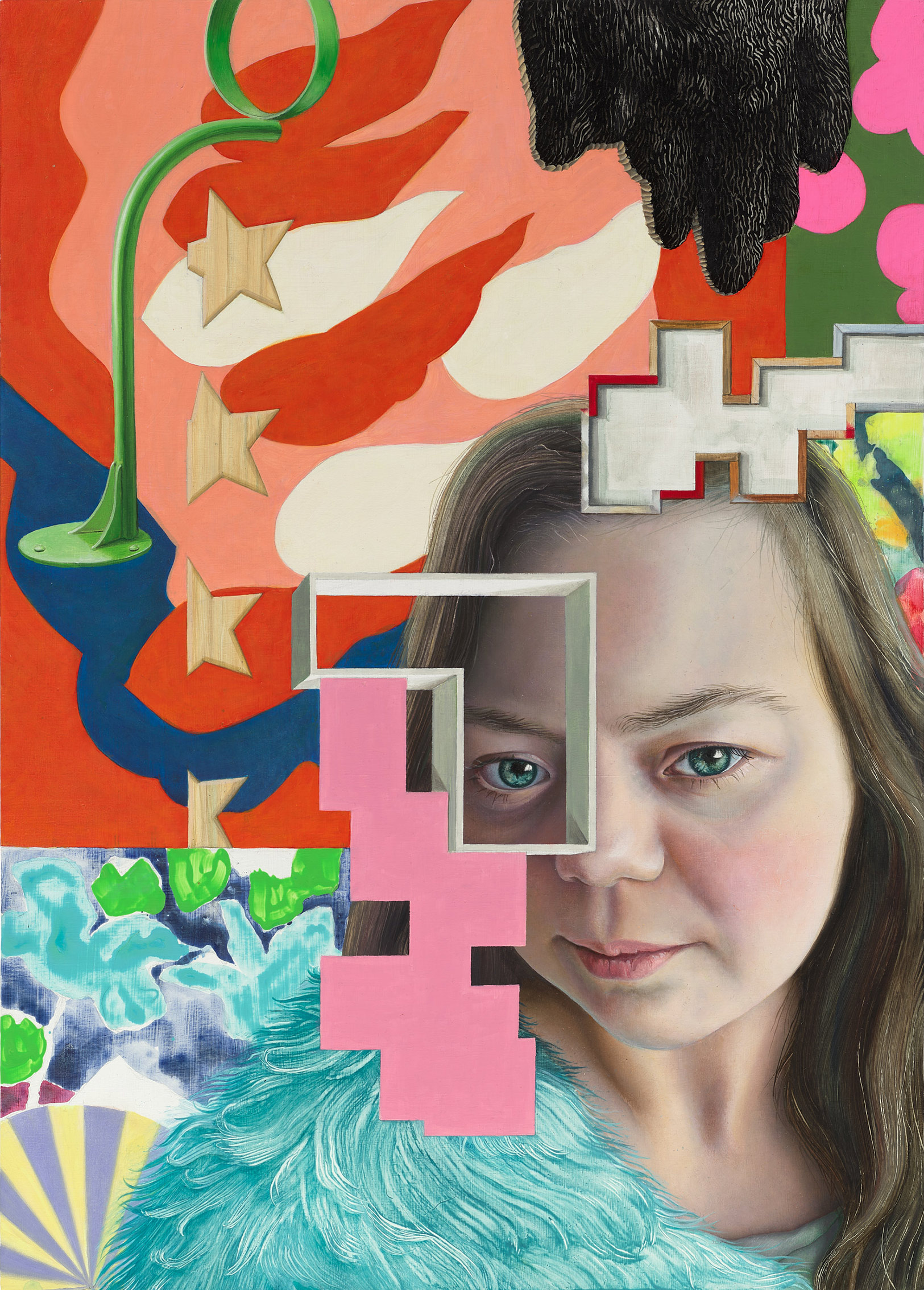 Sophia, 2026
Öl, Acryl auf Holz
70 x 50 cm
(Fotografie: © Mark Niedermann, Basel)